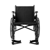 Mckesson Lightweight Wheelchair, Dual Axle, Dsk Lngth Arm, 20" Seat, 300lbs Cap 146-K320DDA-SF